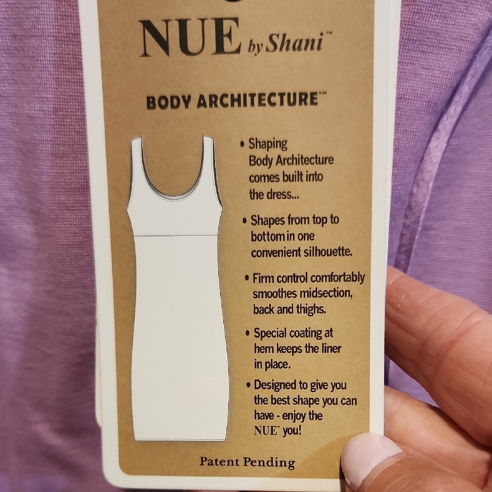 Nue by Shani Lilac Short Sleeve Dress - Picture 4 of 12